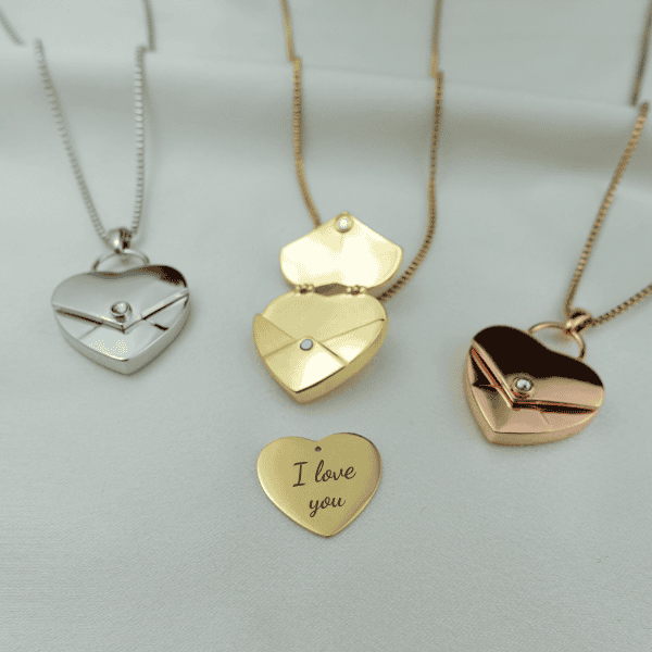 Necklace: Heart Message