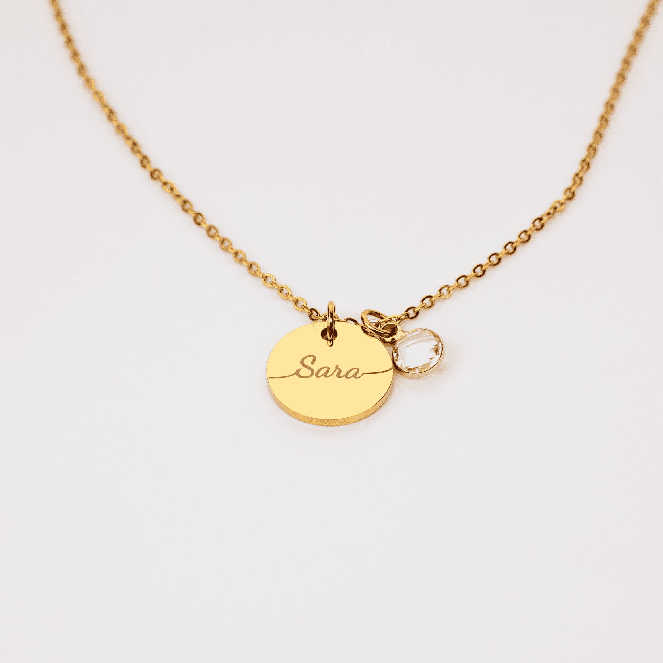 Necklace: Name Birthstone