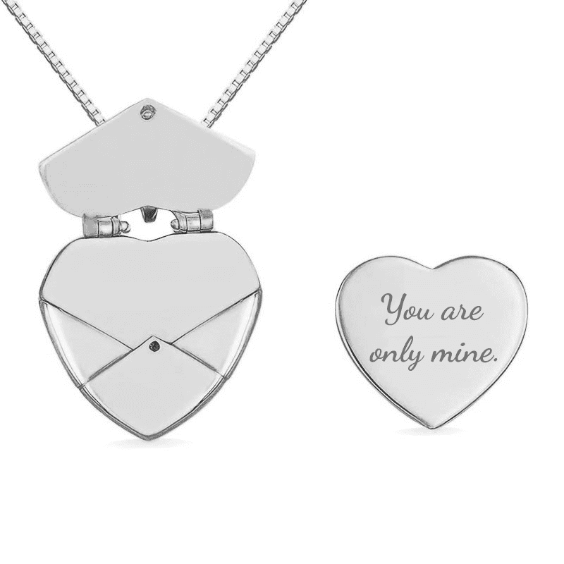 Necklace: Heart Message