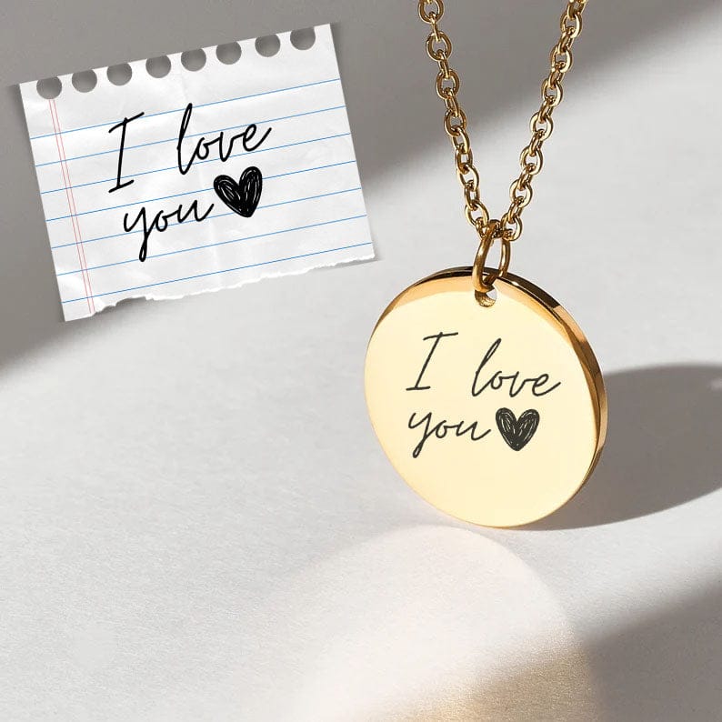 Necklace: Handwriting
