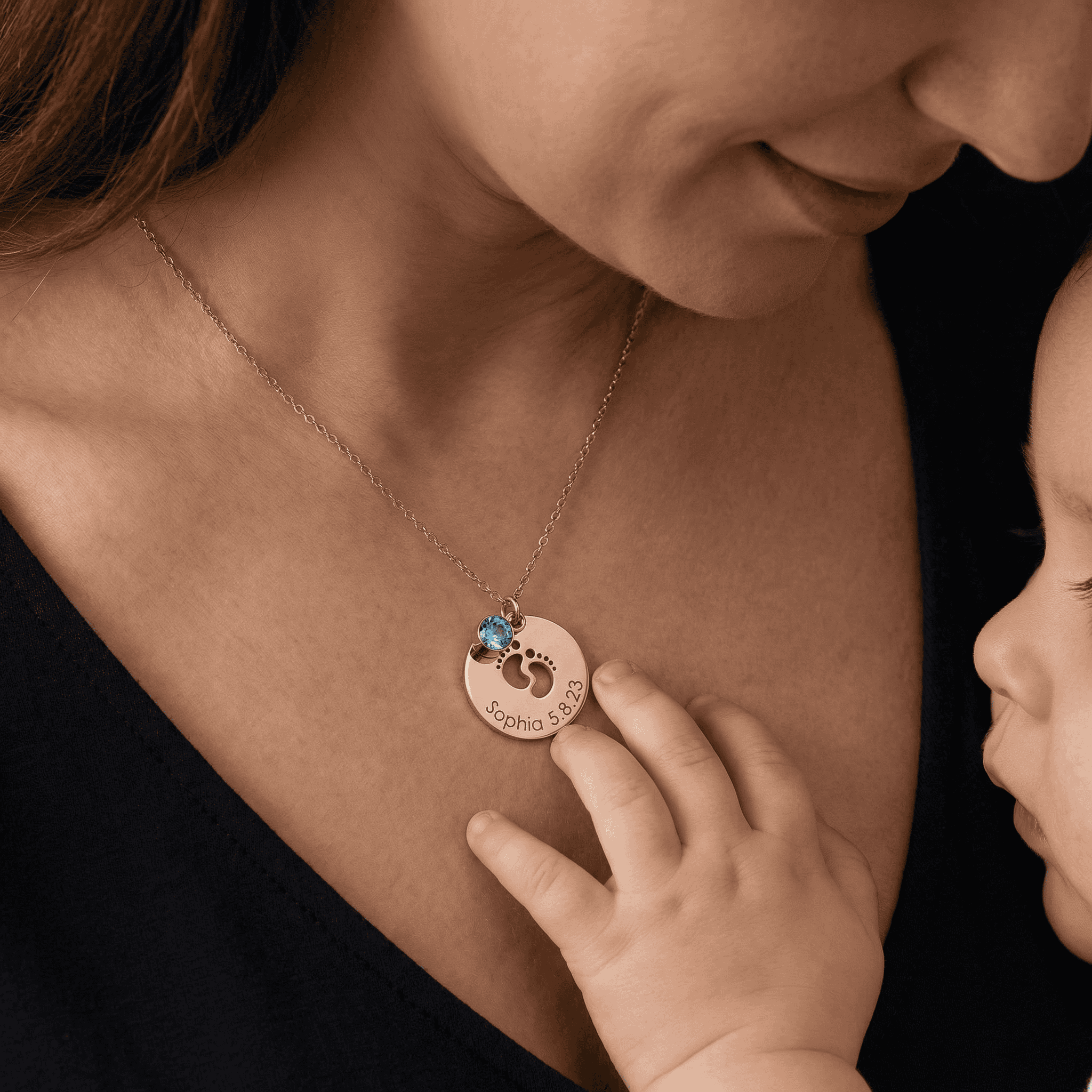 Ketting: Babyvoetjes