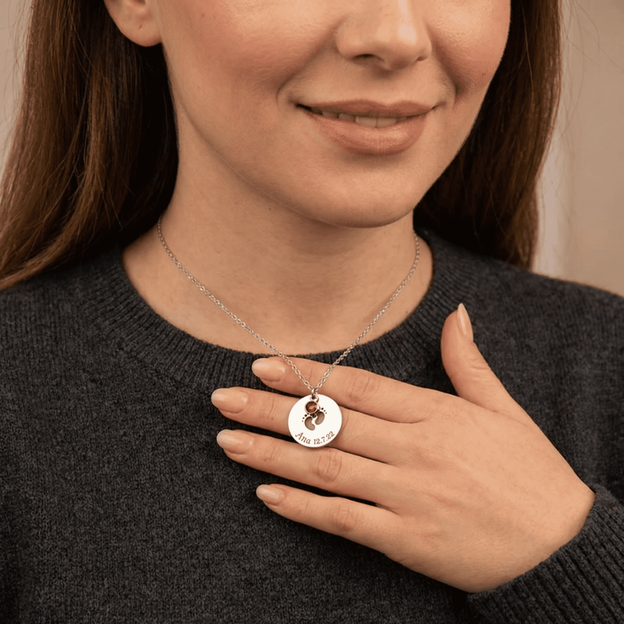 Ketting: Babyvoetjes