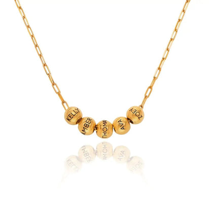 Naszyjnik: Name Beads