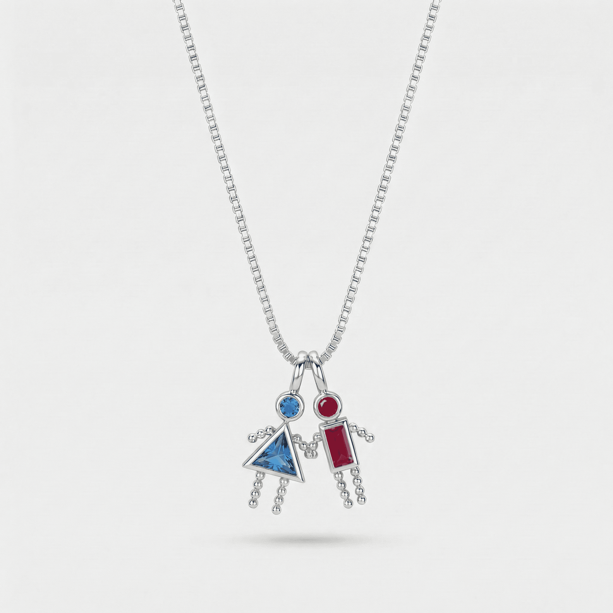Necklace: Family Birthstone → Halskette: Family Birthstone