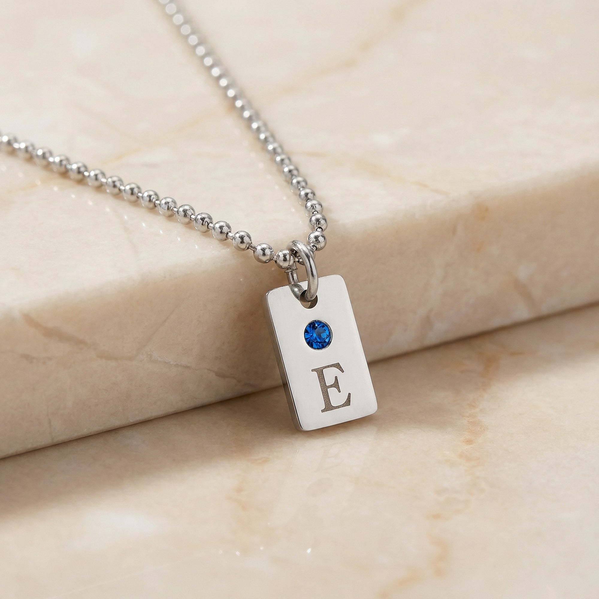 Nyaklánc: Birthstone Tag