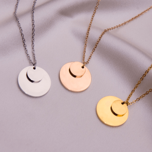 Necklace: Double Pendant