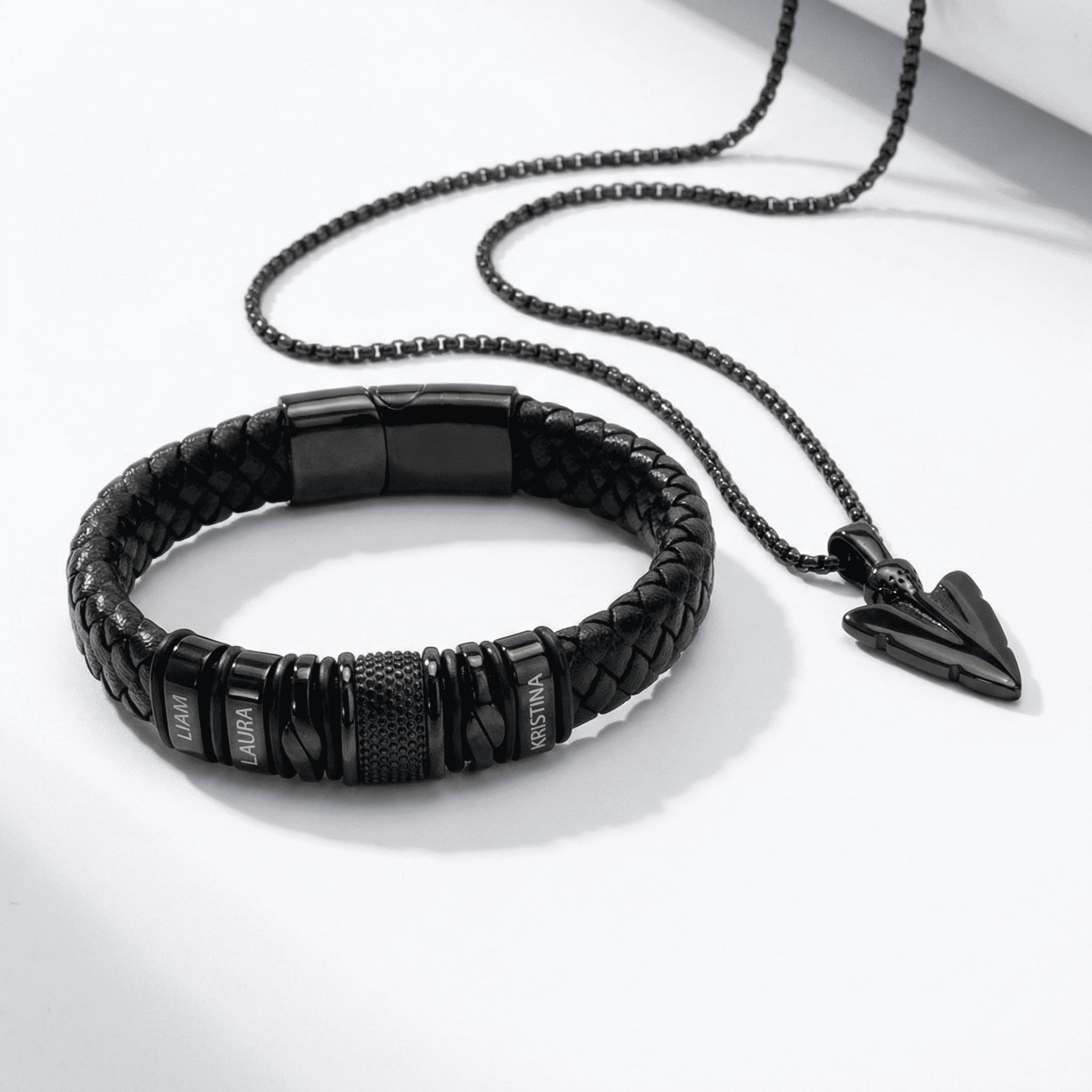 Set od 2 komada: Black narukvica + Arrow ogrlica