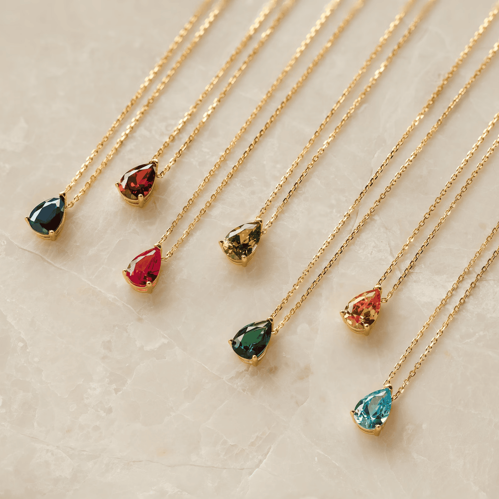 Necklace: Birthstone Crystal