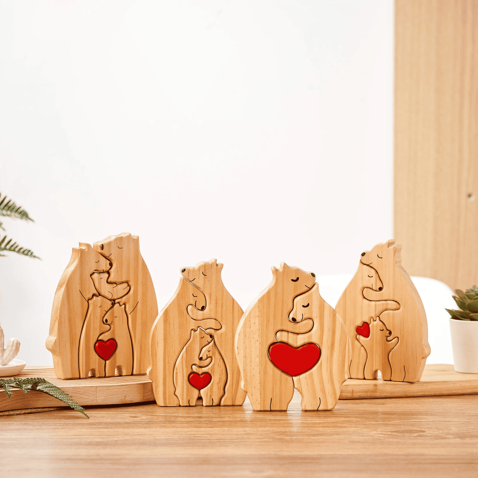 Družinski Puzzli: Wooden Bears