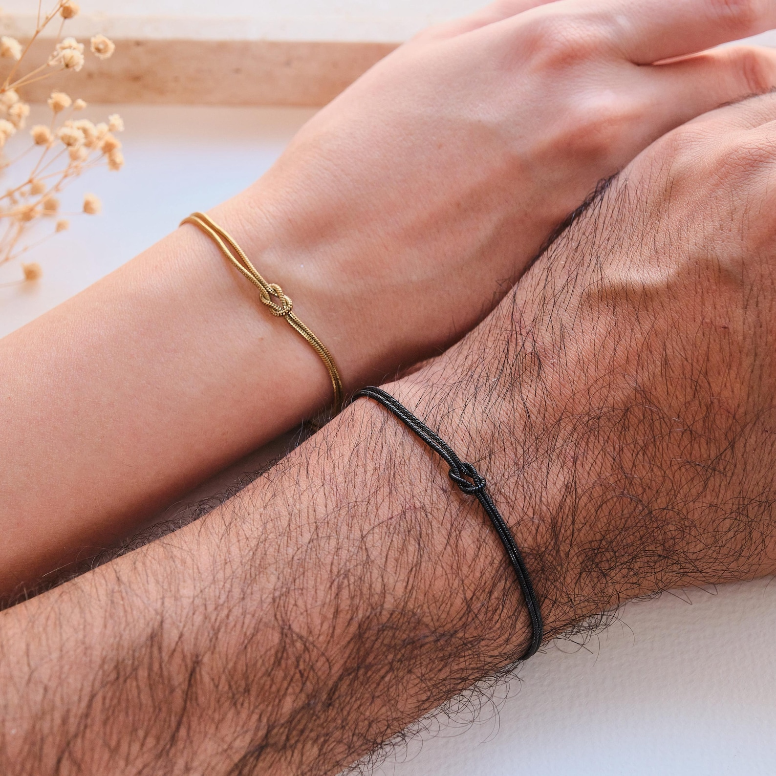 Set za pare: Zapestnica Love Knot