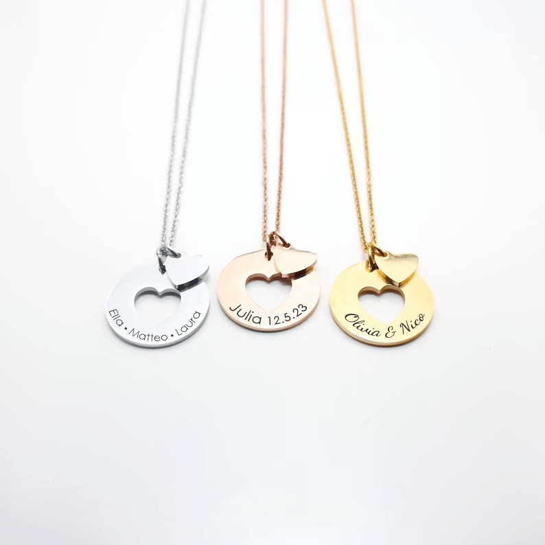 Necklace: Cut-Out Heart