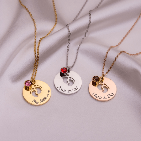Necklace: Baby Feet