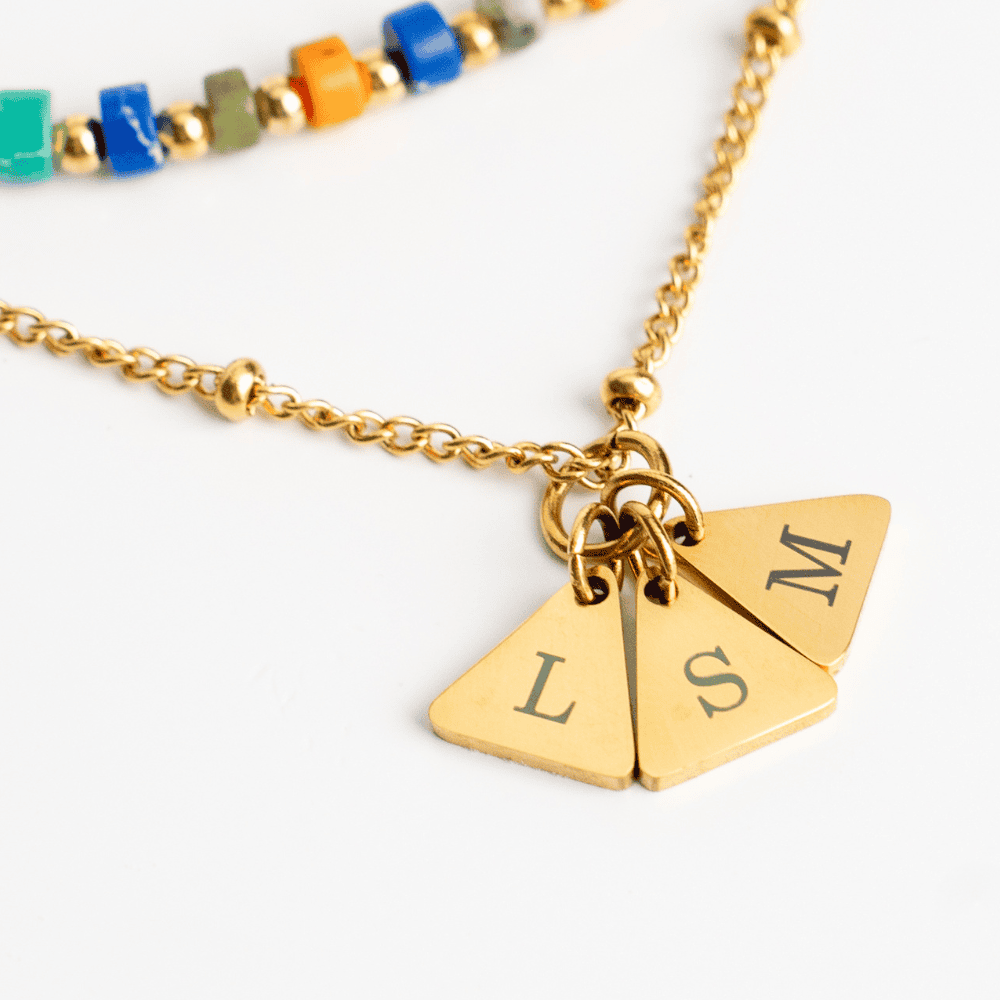 Colier: Summer Initials