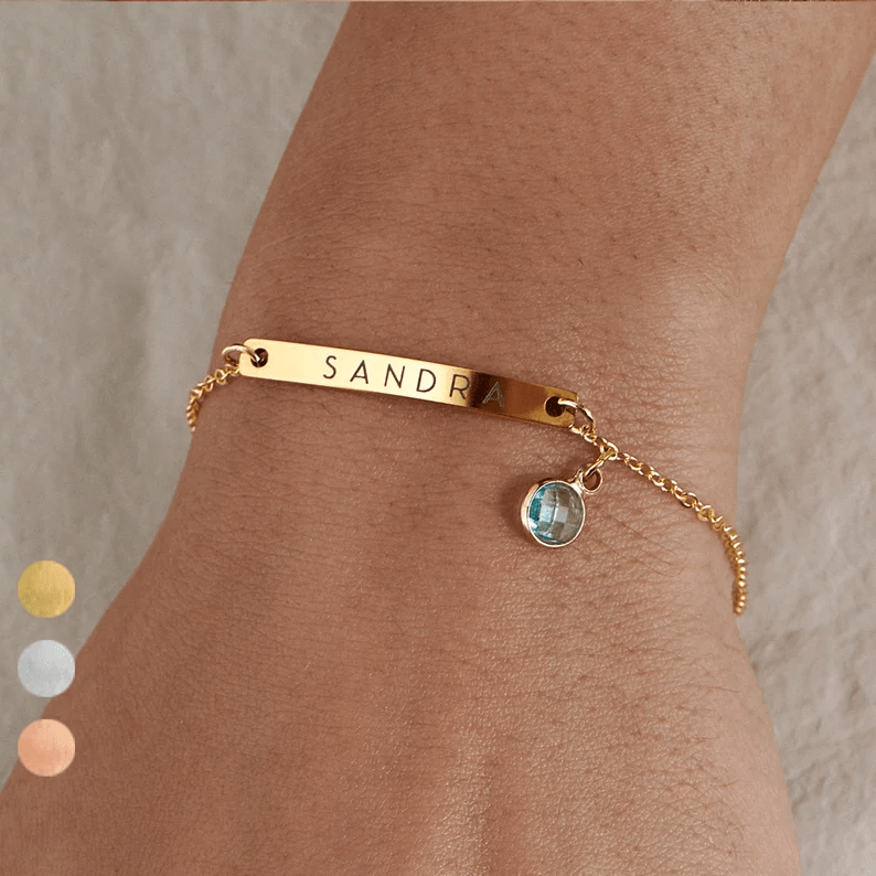 Pulsera: Name Birthstone